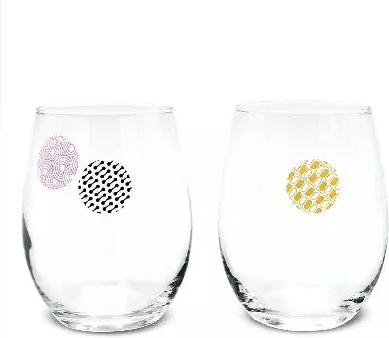 BevBands static cling tags for wine glasses