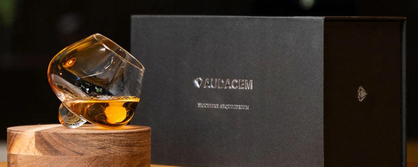 A lineup of cool whiskey glasses with unique designs and features 