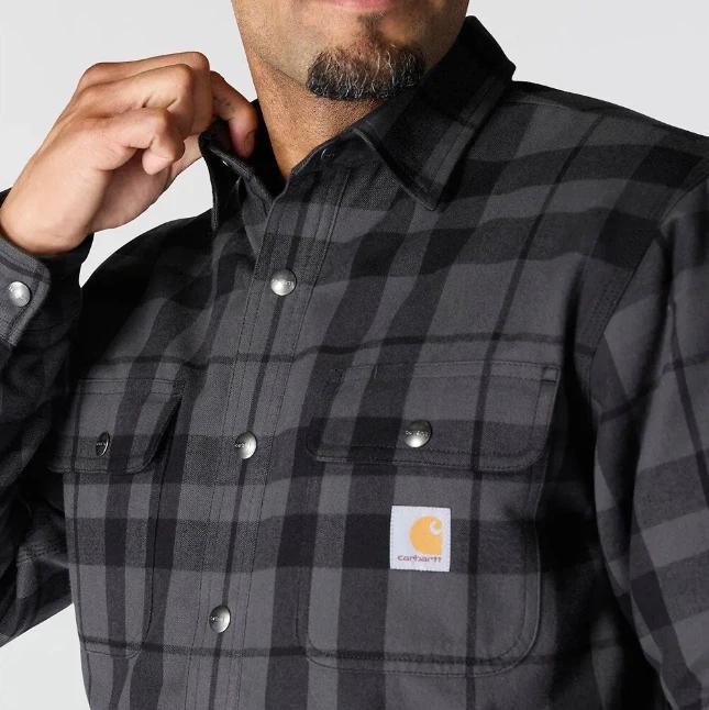 Carhartt Sherpa-Lined Flannel Shirt