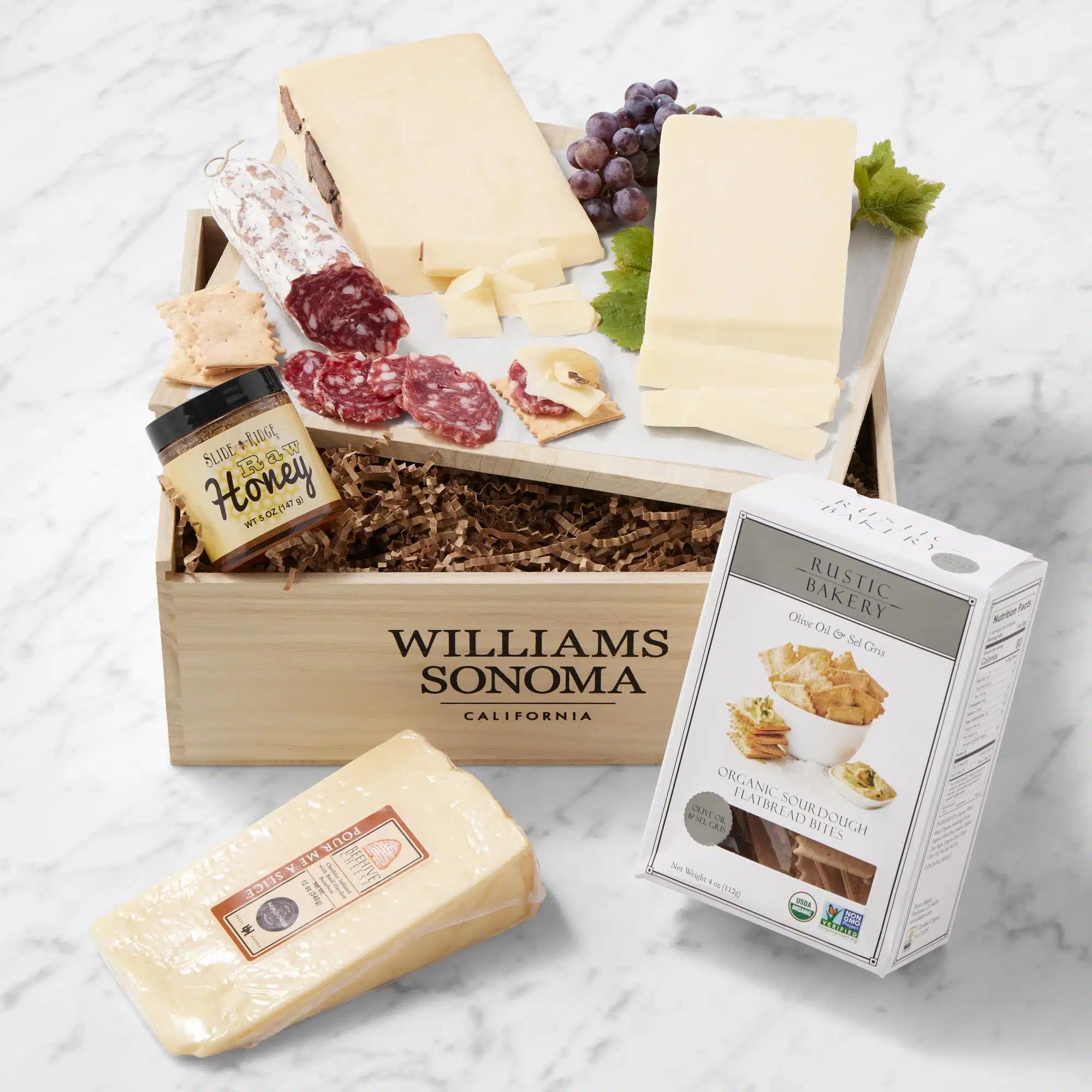 Williams Sonoma Artisan Cheese & Charcuterie Crate