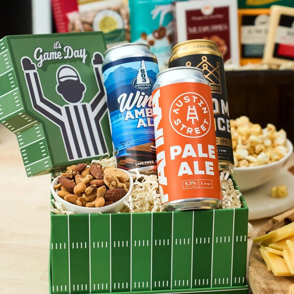 Gourmet Gift Baskets' Pre-Game Gathering Basket