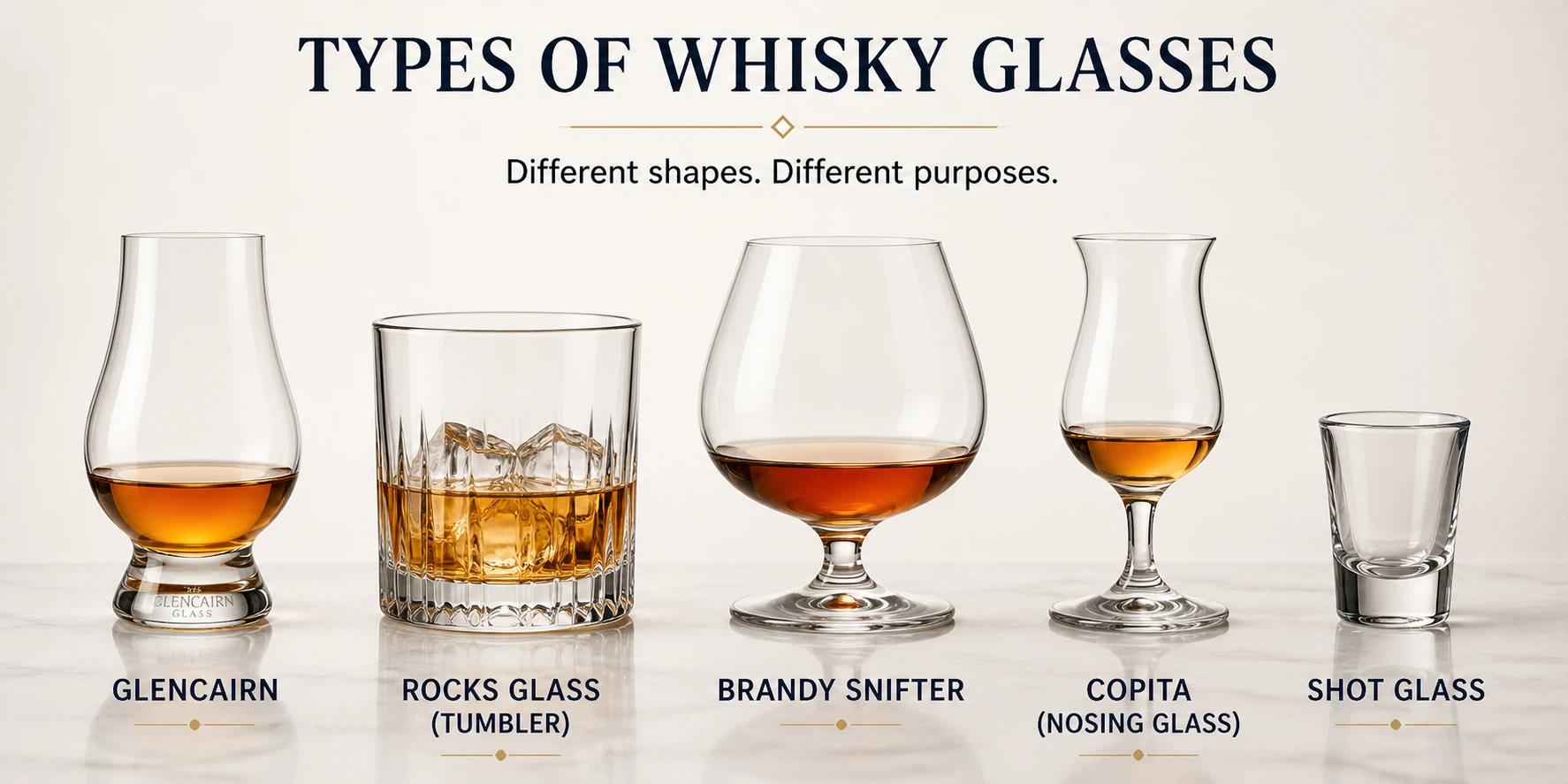Glencairn vs. Other Whisky Glasses