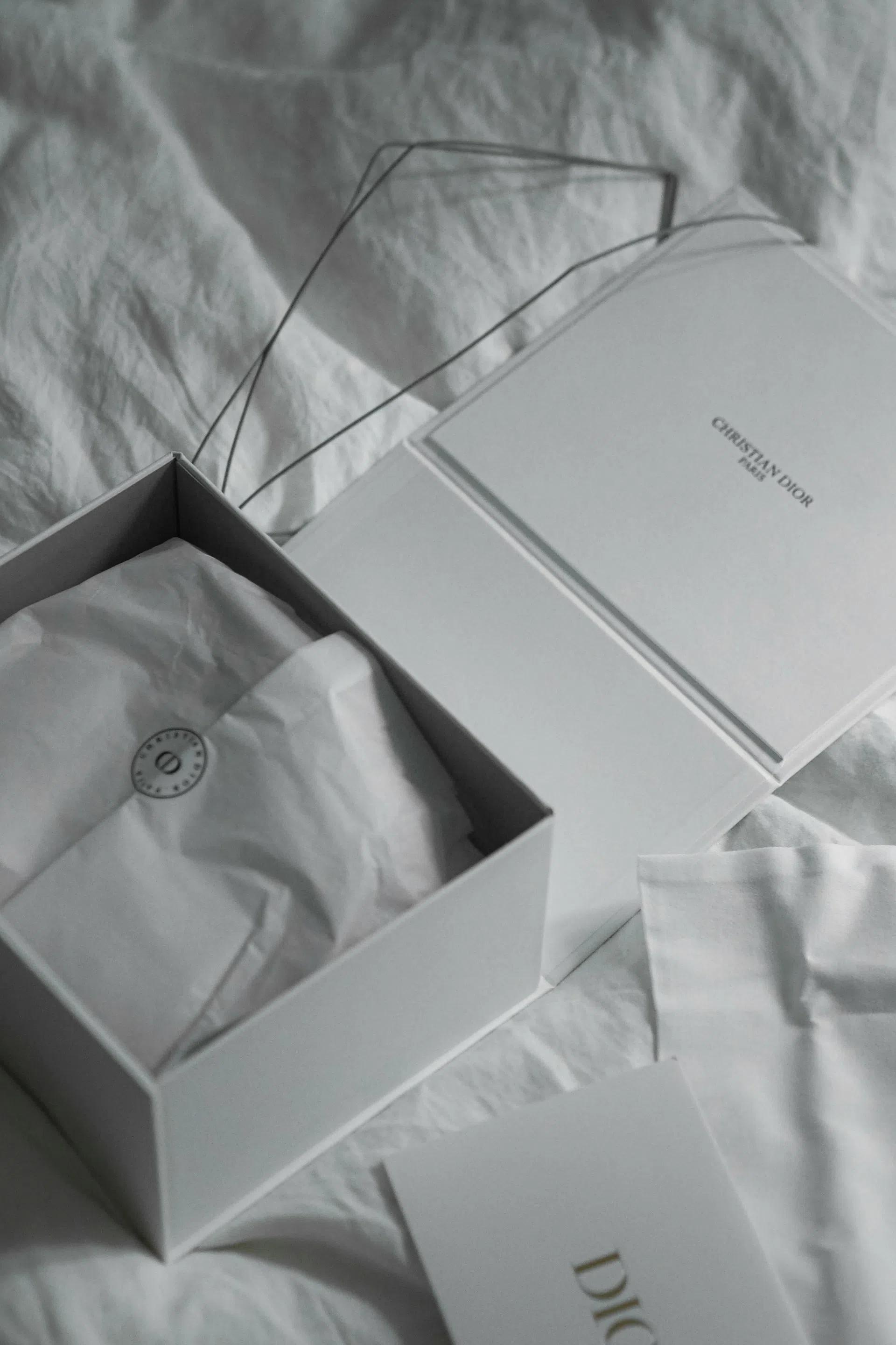 A white luxury gift box