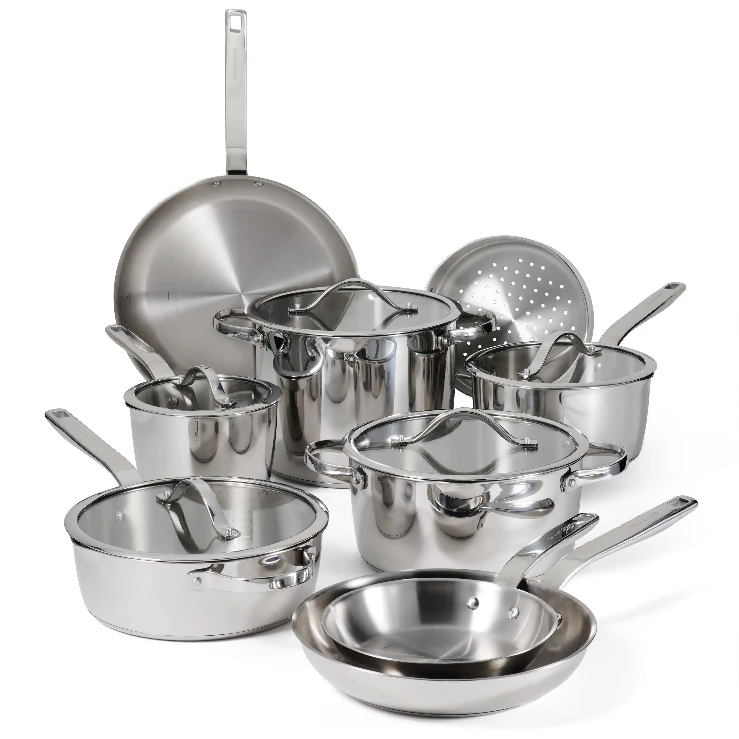 Tramontina stainless steal cookware set
