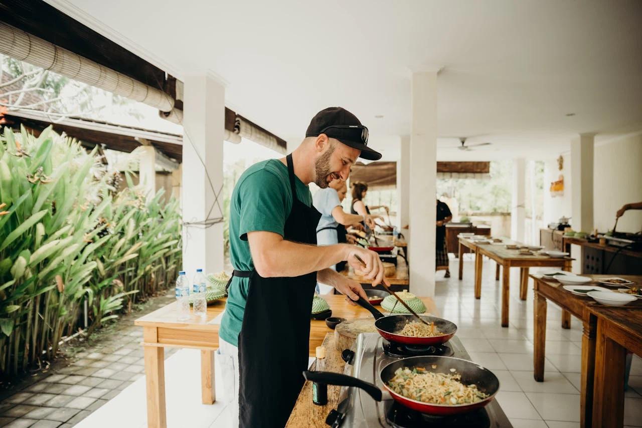 Cooking class for dad