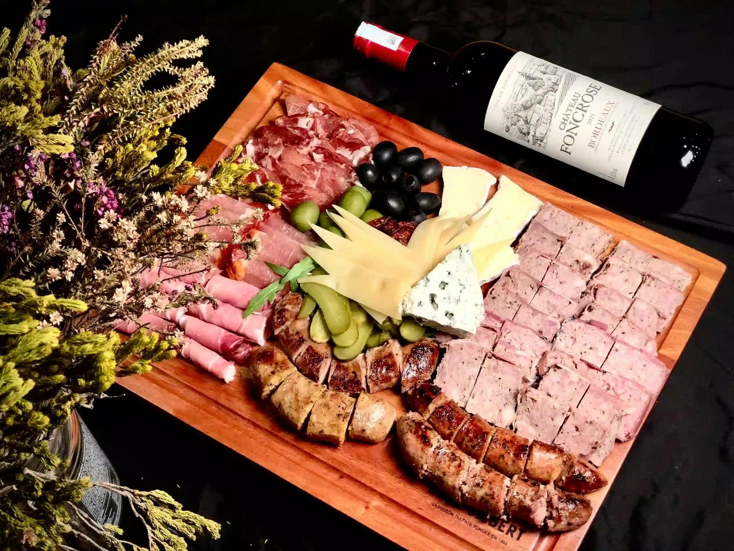 Charcuterie board for executive gifts