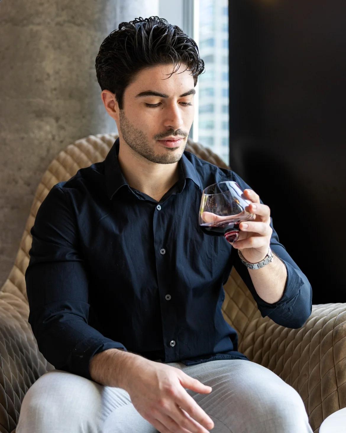 Audacem Aequilibrium Crystal Wine Glass