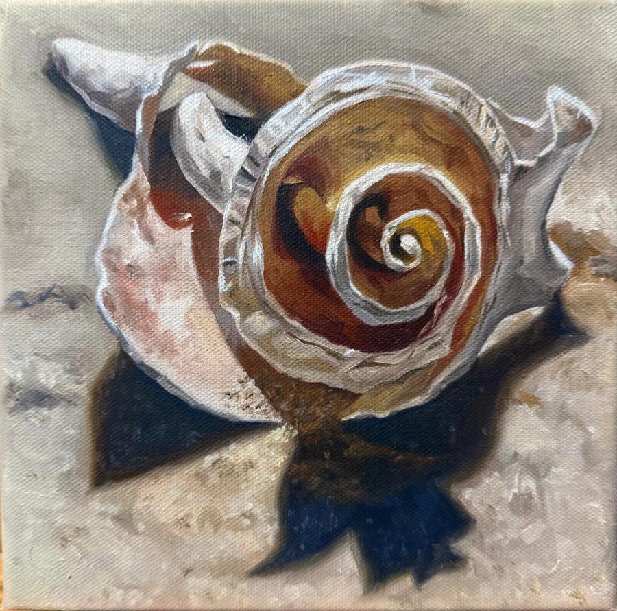 Beachy Spiral as a print