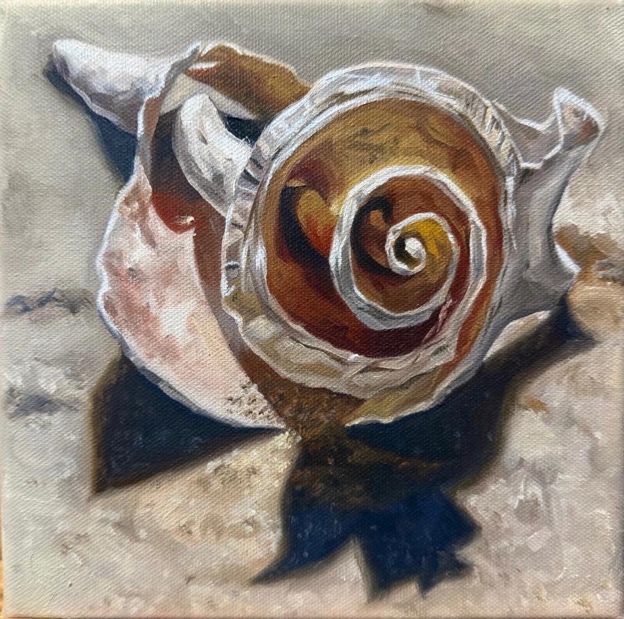 Beachy Spiral as a print