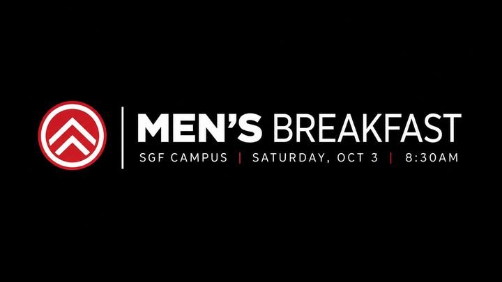 North Point Men's Breakfast — Springfield campus, Saturday October 3, 8:30 AM