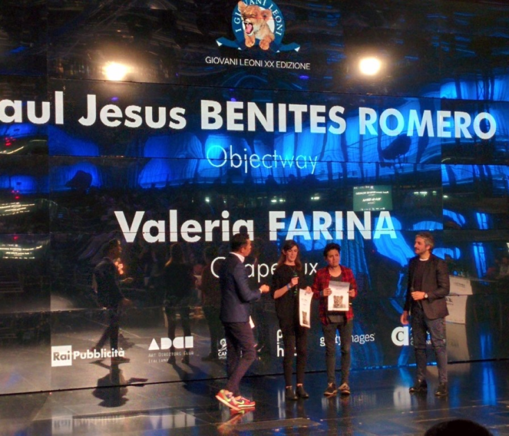 Winners with Valeria Farina of the 20th Young Lions Editions