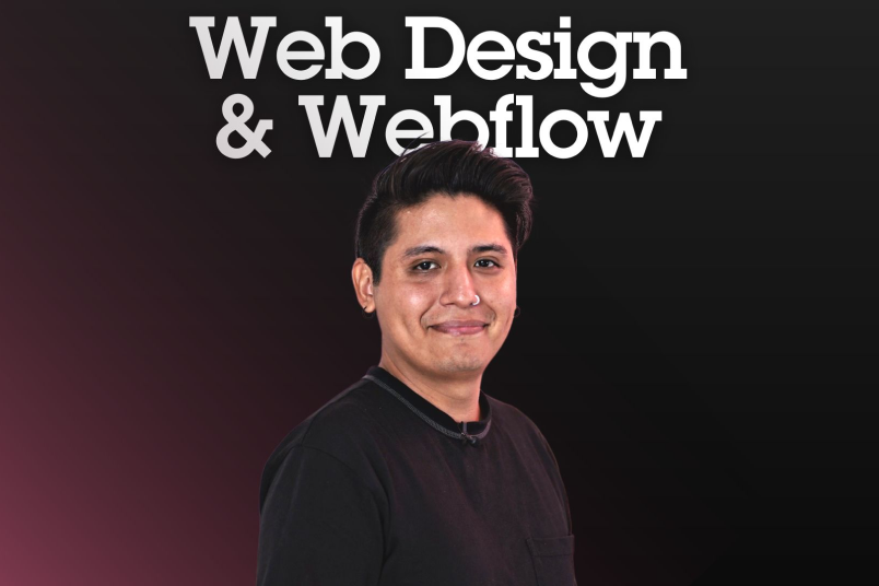 Grabación del curso online de diseño web y Webflow para la plataforma Learnn