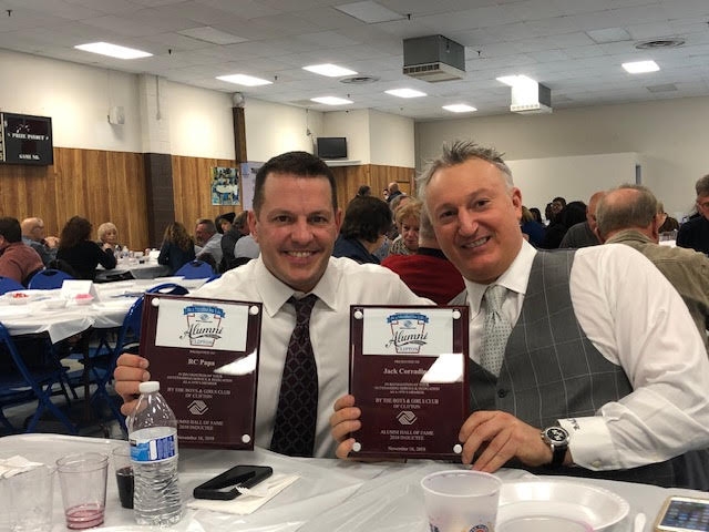 Image Corradino and Papa Alumni Plaques Photograph