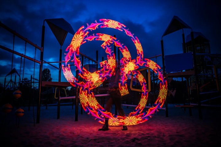 Licht dansers sfeerbeeld 1