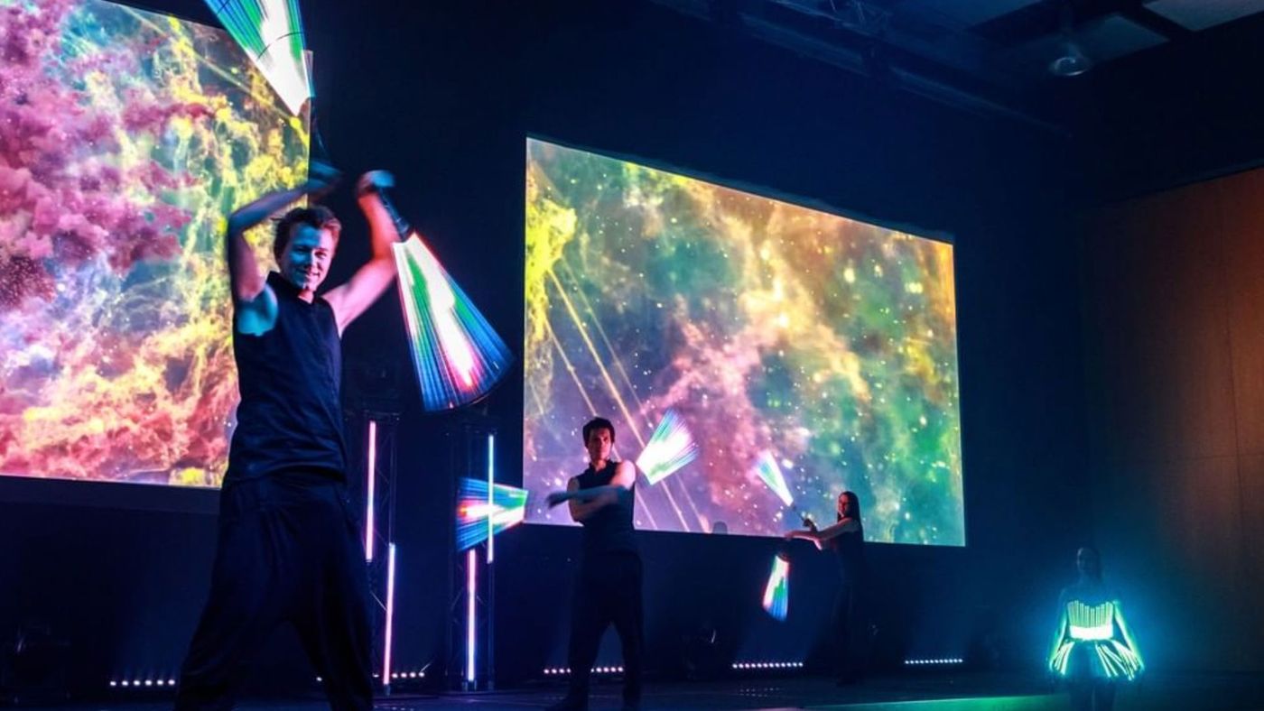 lichtshow meerdere artiesten