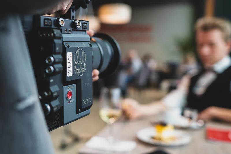 Videographer during event