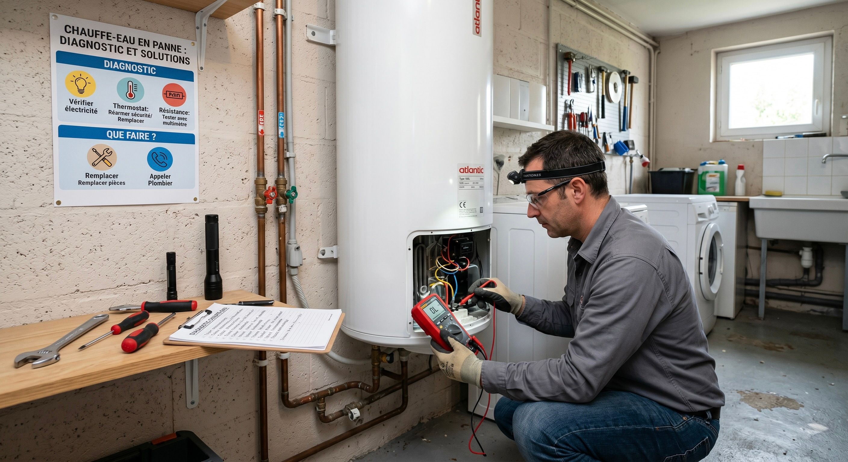 Chauffe-eau en panne : comment diagnostiquer le problème et que faire ?