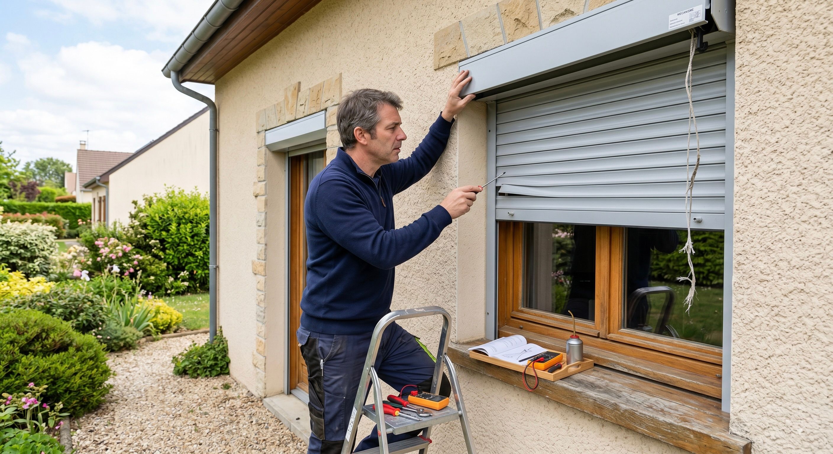Volet roulant bloqué : que faire selon le type de panne ?