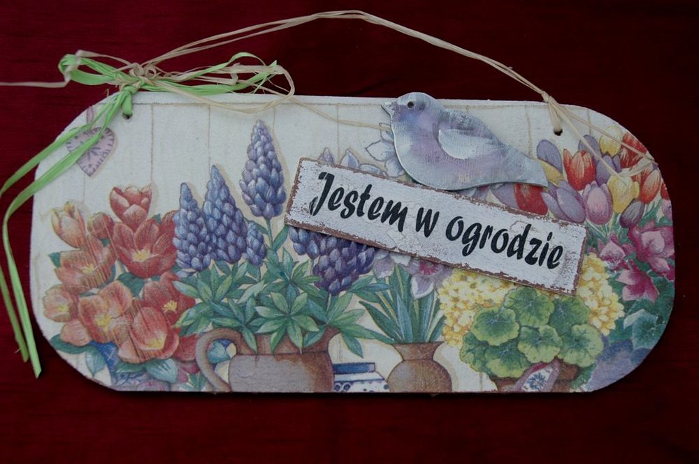 Zawieszka Witamy w Naszym Ogrodzie