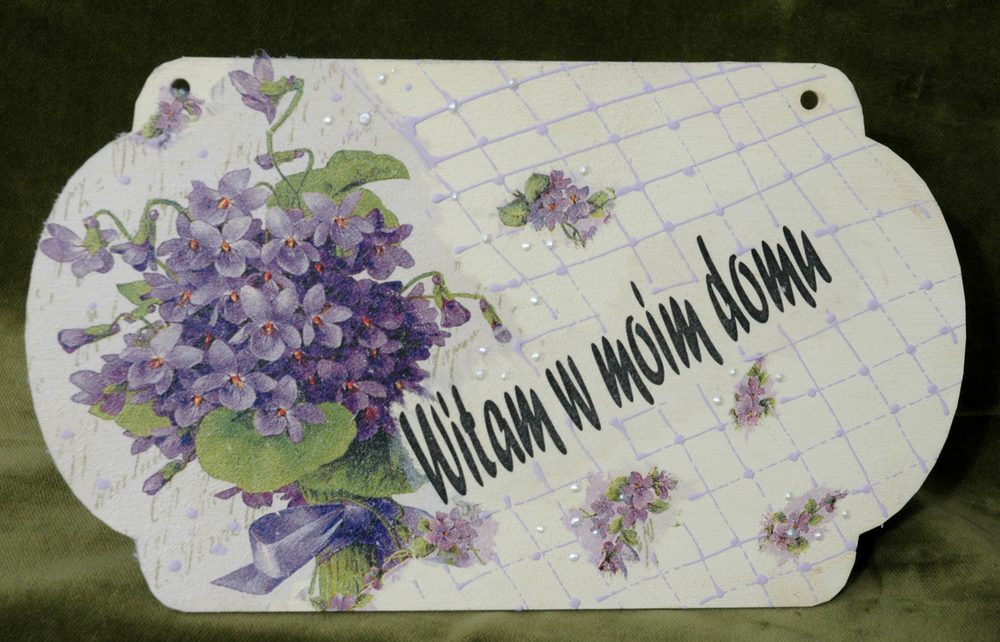 Zawieszka Witamy w Naszym Domu
