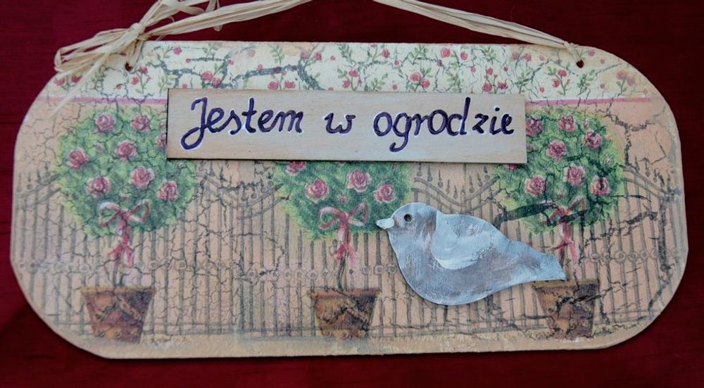 Zawieszka Witamy w Naszym Ogrodzie