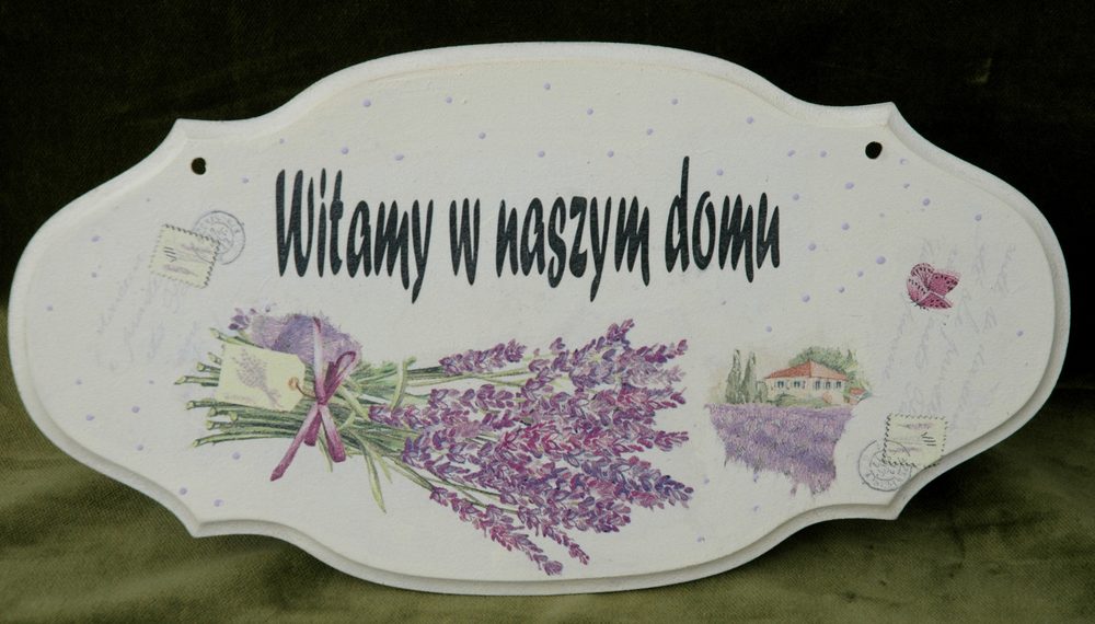 Zawieszka Witamy w Naszym Domu