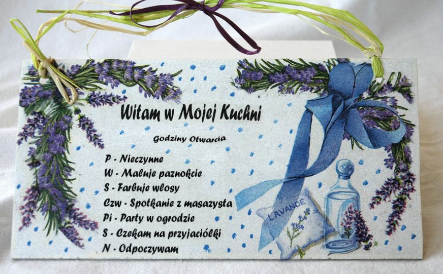 Zawieszka Witamy w Naszej Kuchni