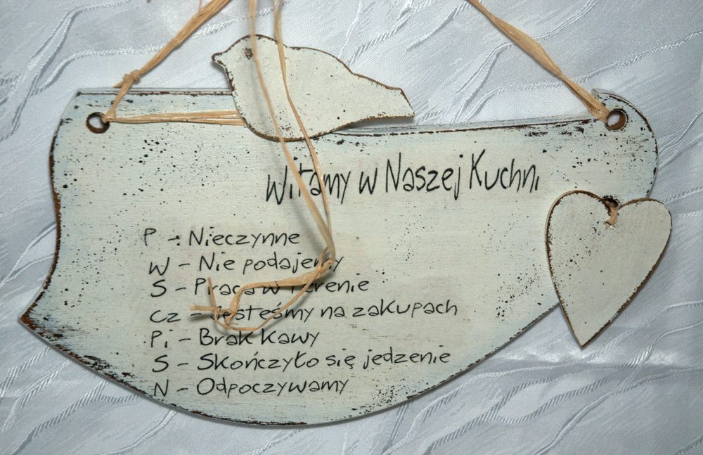 Zawieszka Witamy w Naszej Kuchni