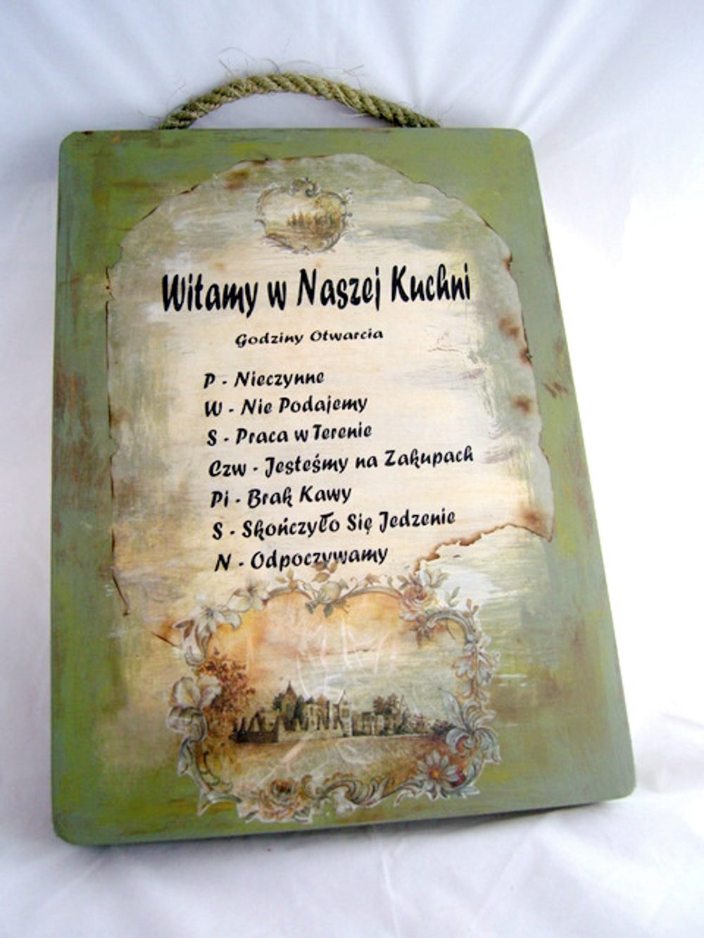 Komplet Motyw "Stary Dworek"