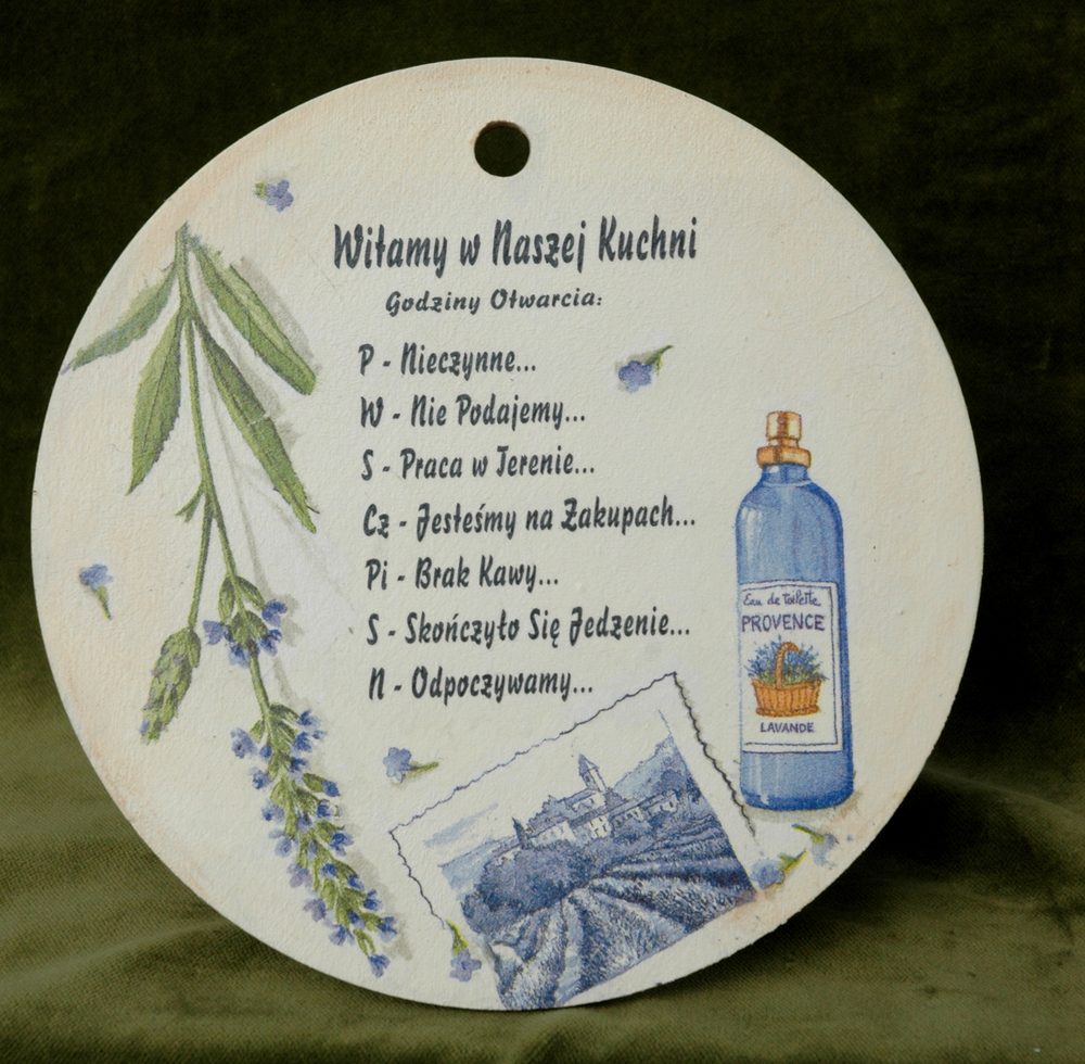 Zawieszka Witamy w Naszej Kuchni