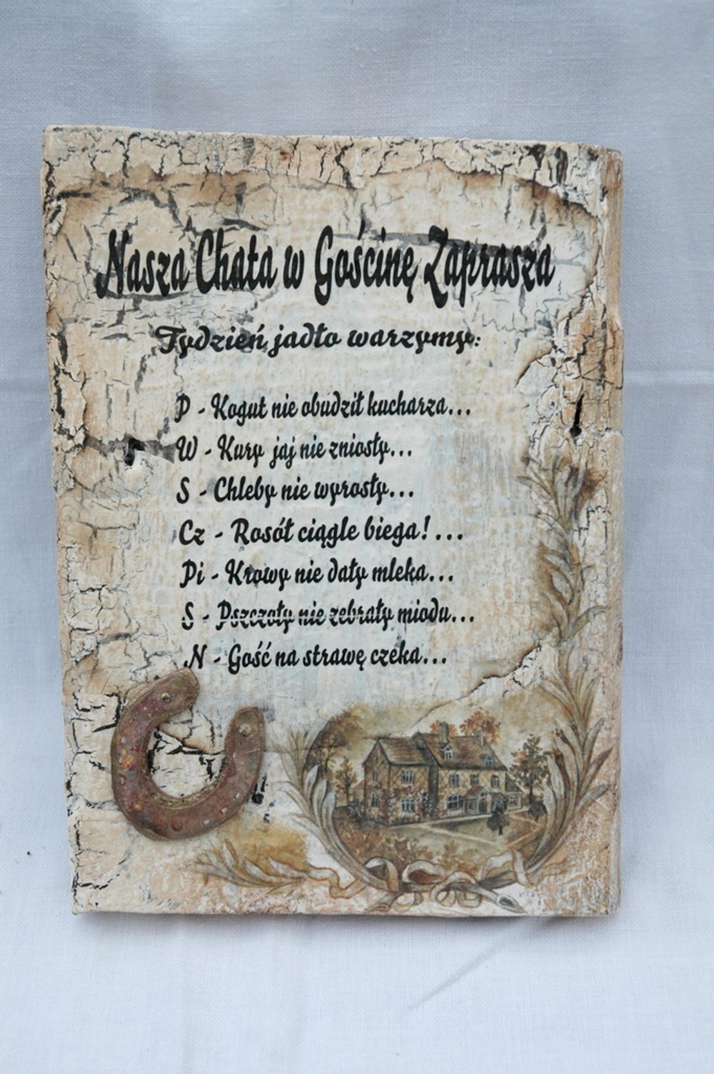 Zawieszka Witamy w Naszej Kuchni