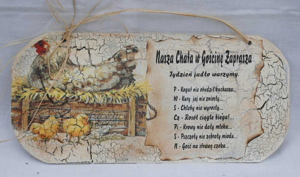 Zawieszka Witamy w Naszej Kuchni