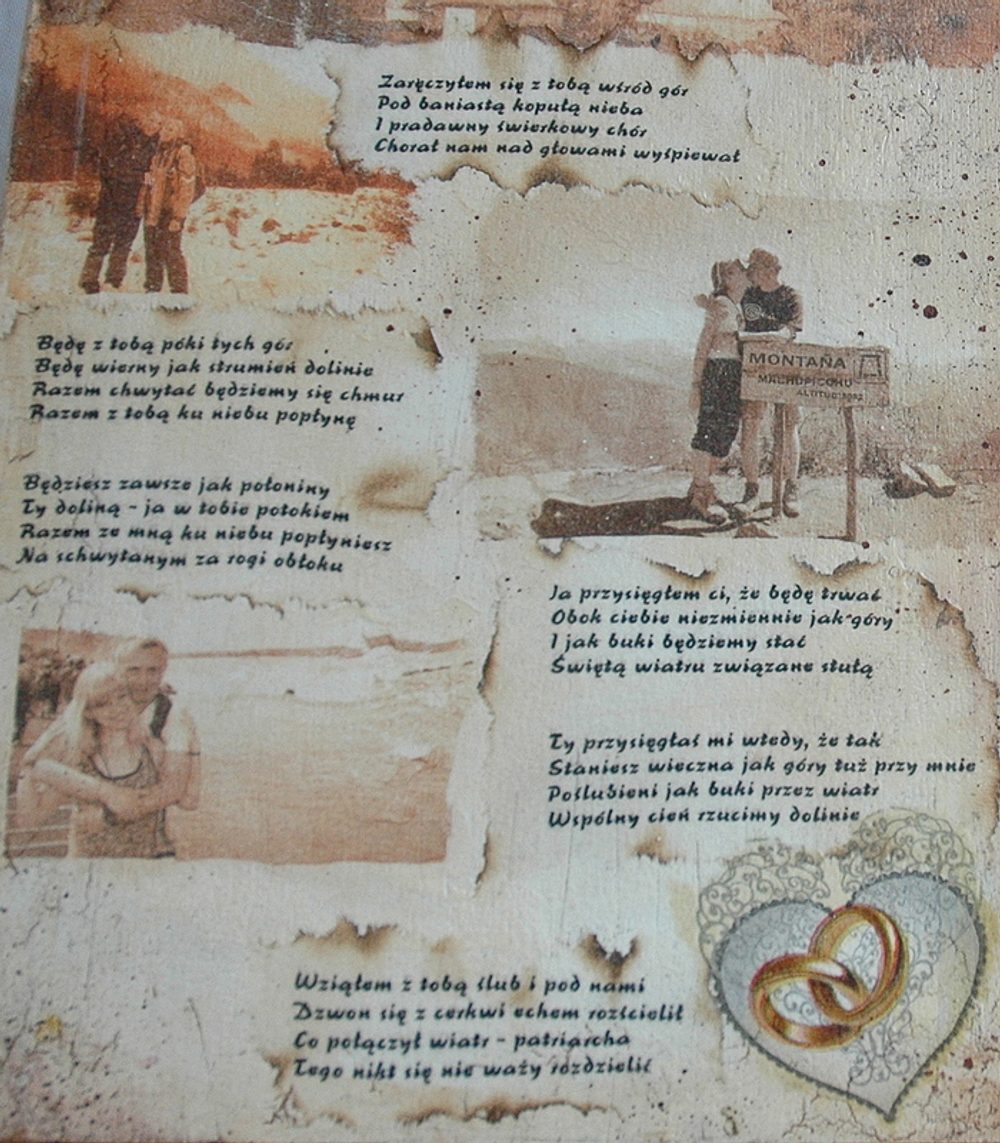 Prezent książka ślubna
