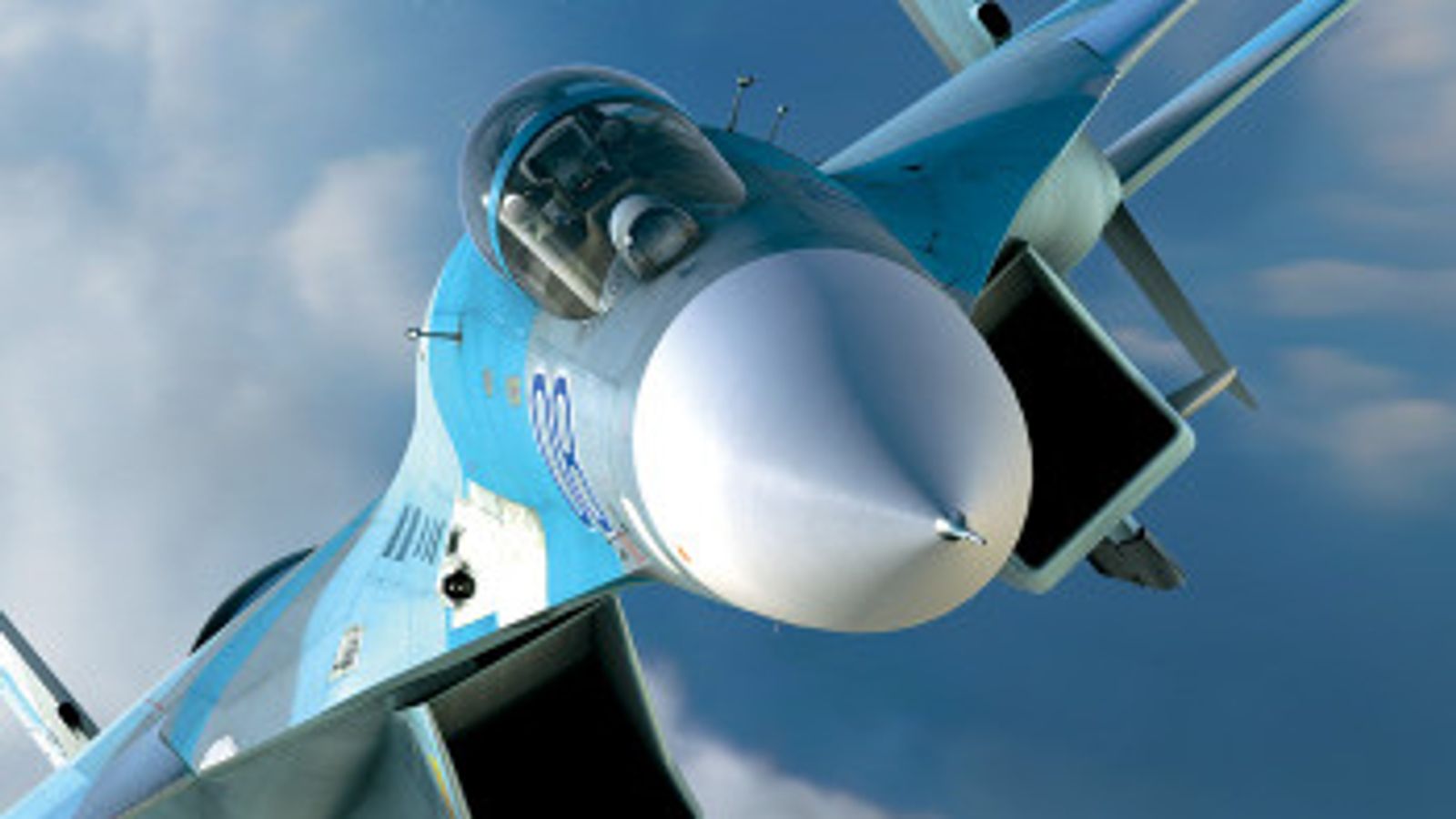 DCS Su-27 Flanker promotional art.
