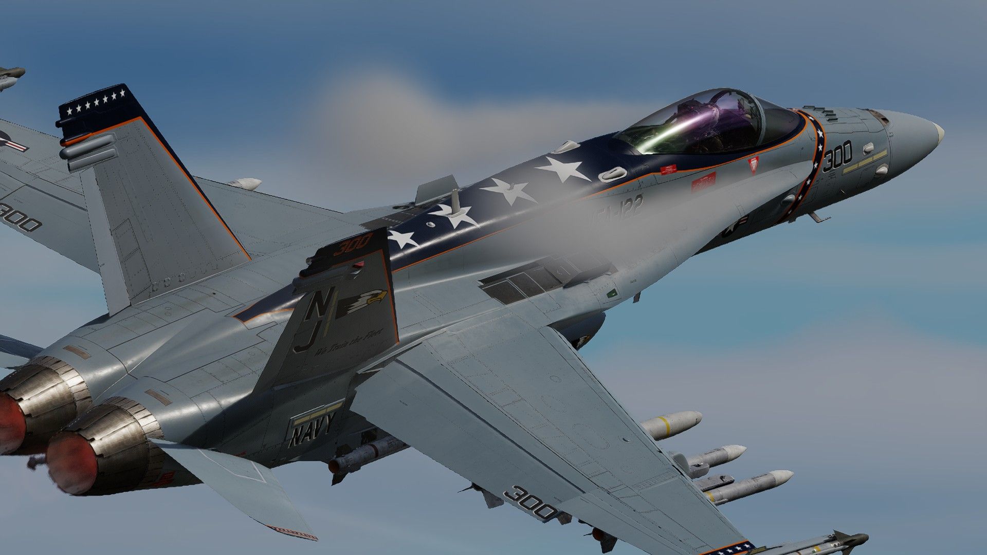F/A-18C course illustration
