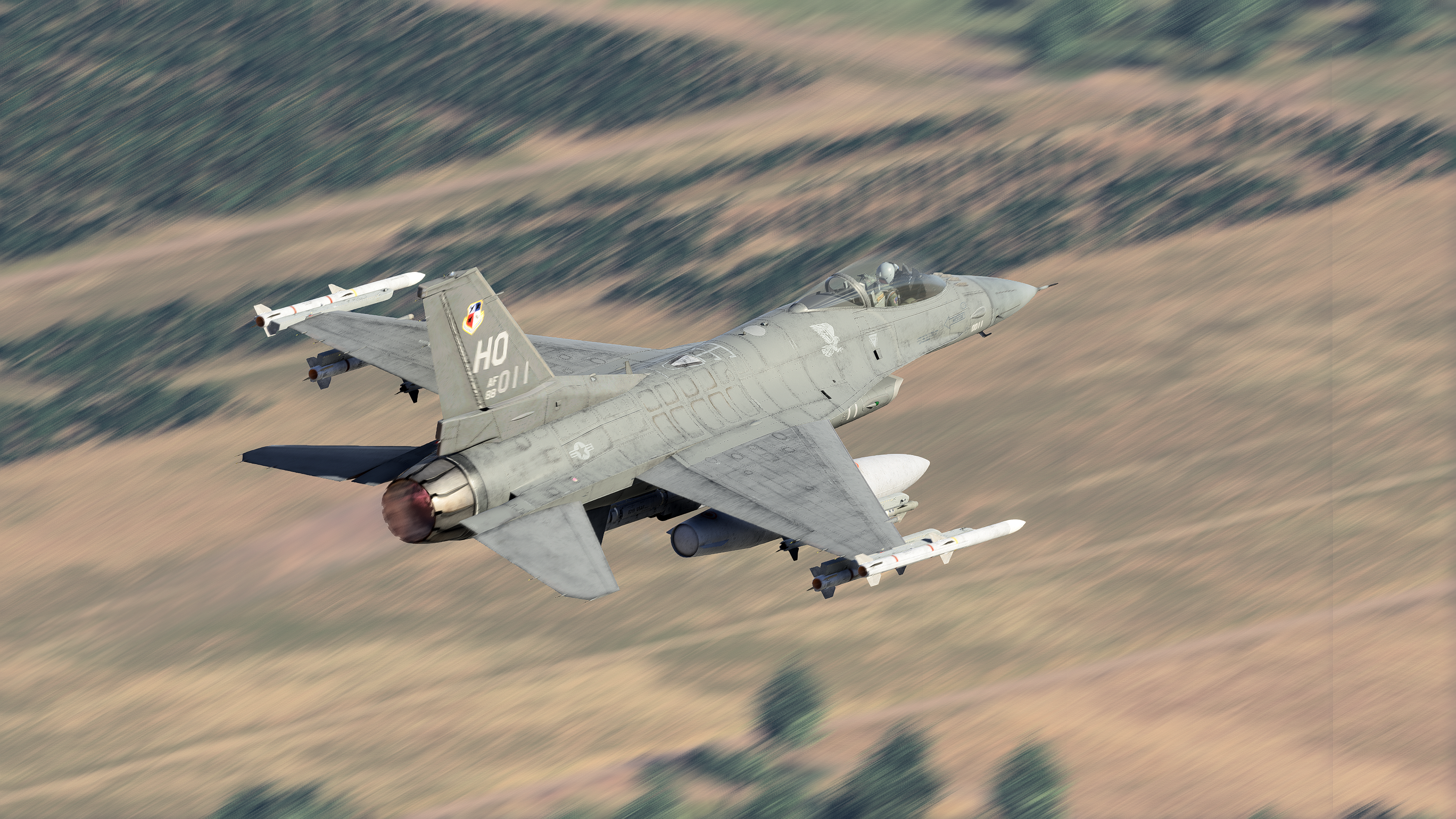 F-16C course illustration