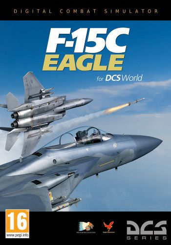 DCS promotional art of the F-15C Eagle.