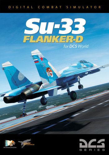 DCS Su-33 Flanker D promotional art.