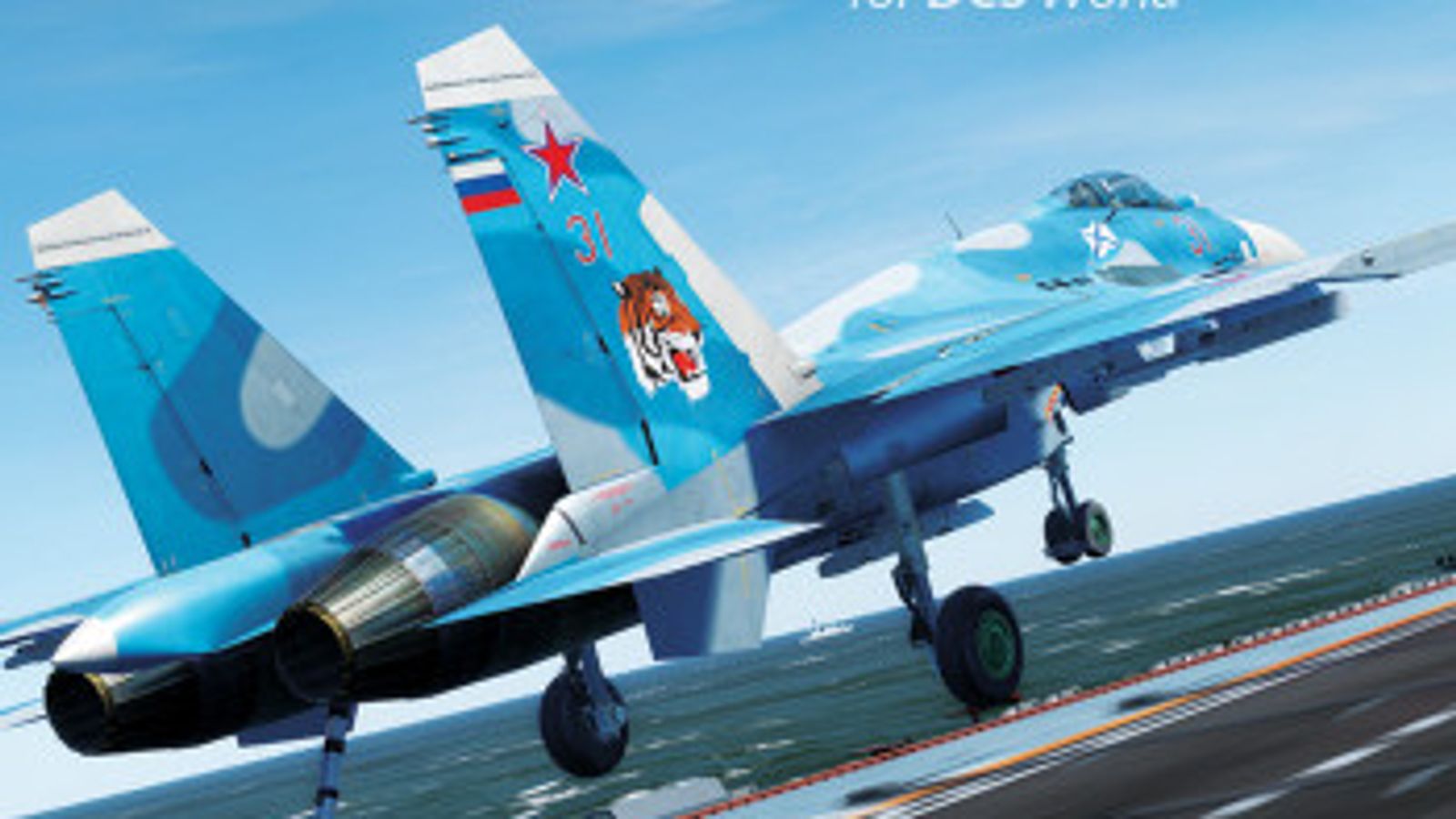 DCS Su-33 Flanker D promotional art.