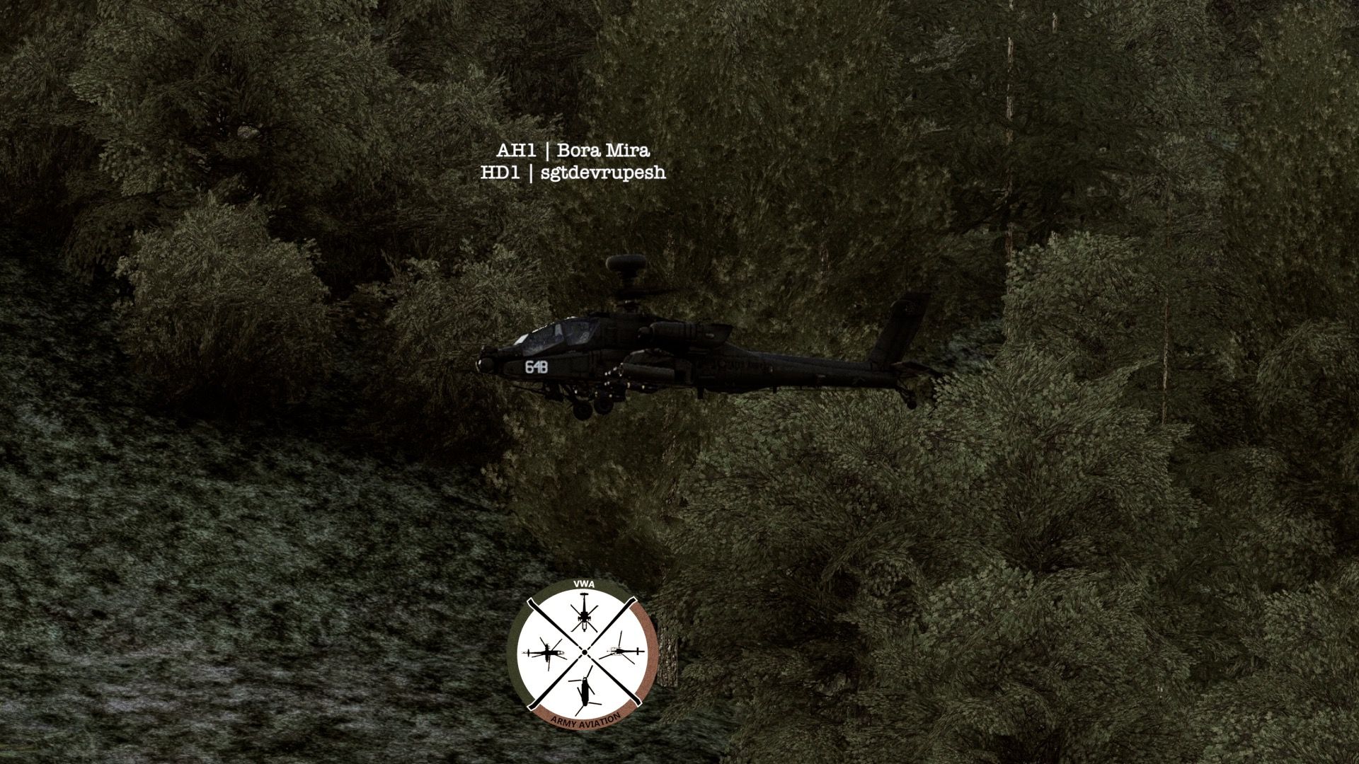 AH-64D course illustration