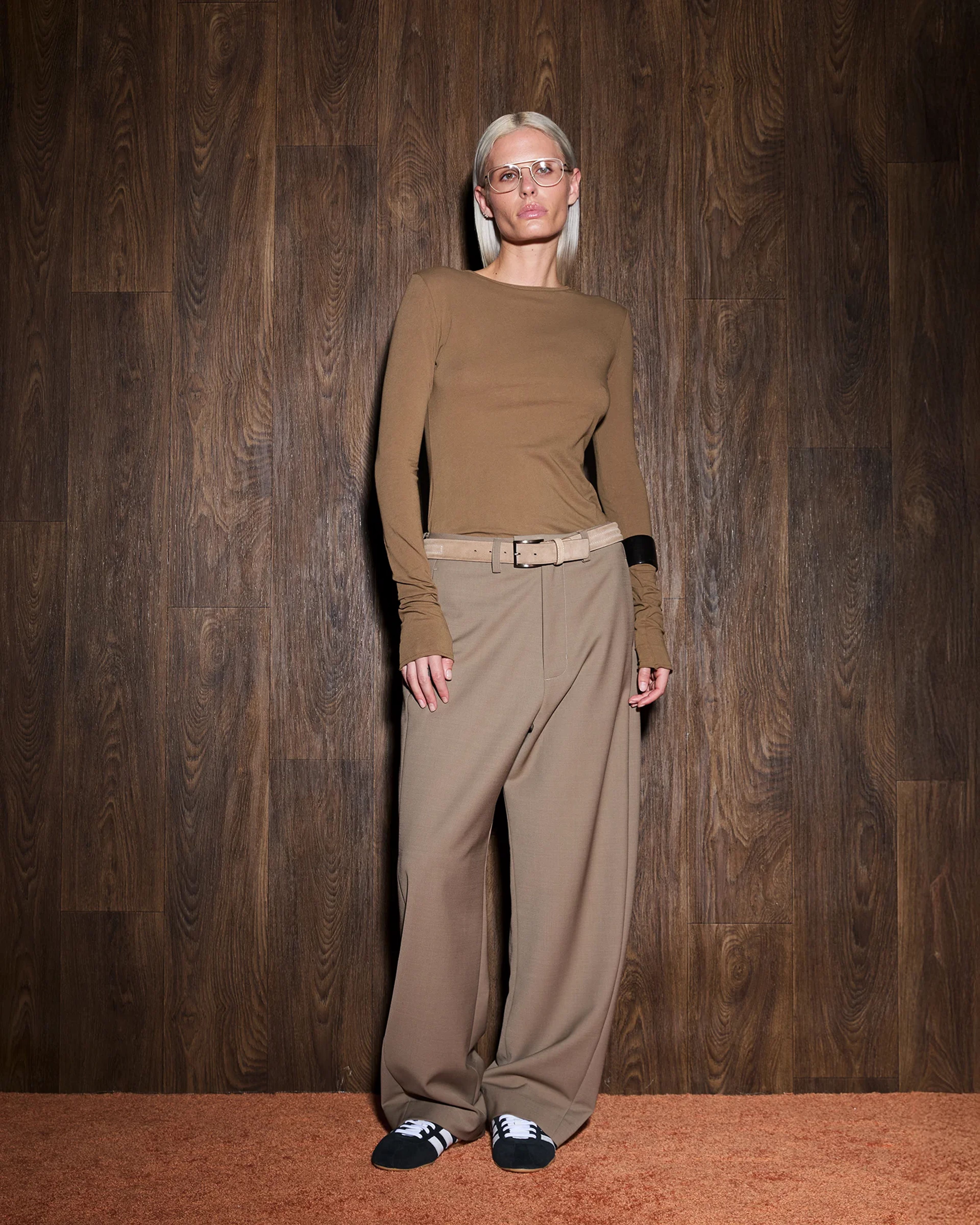 Sheer Long Sleeve Dune - Image 3