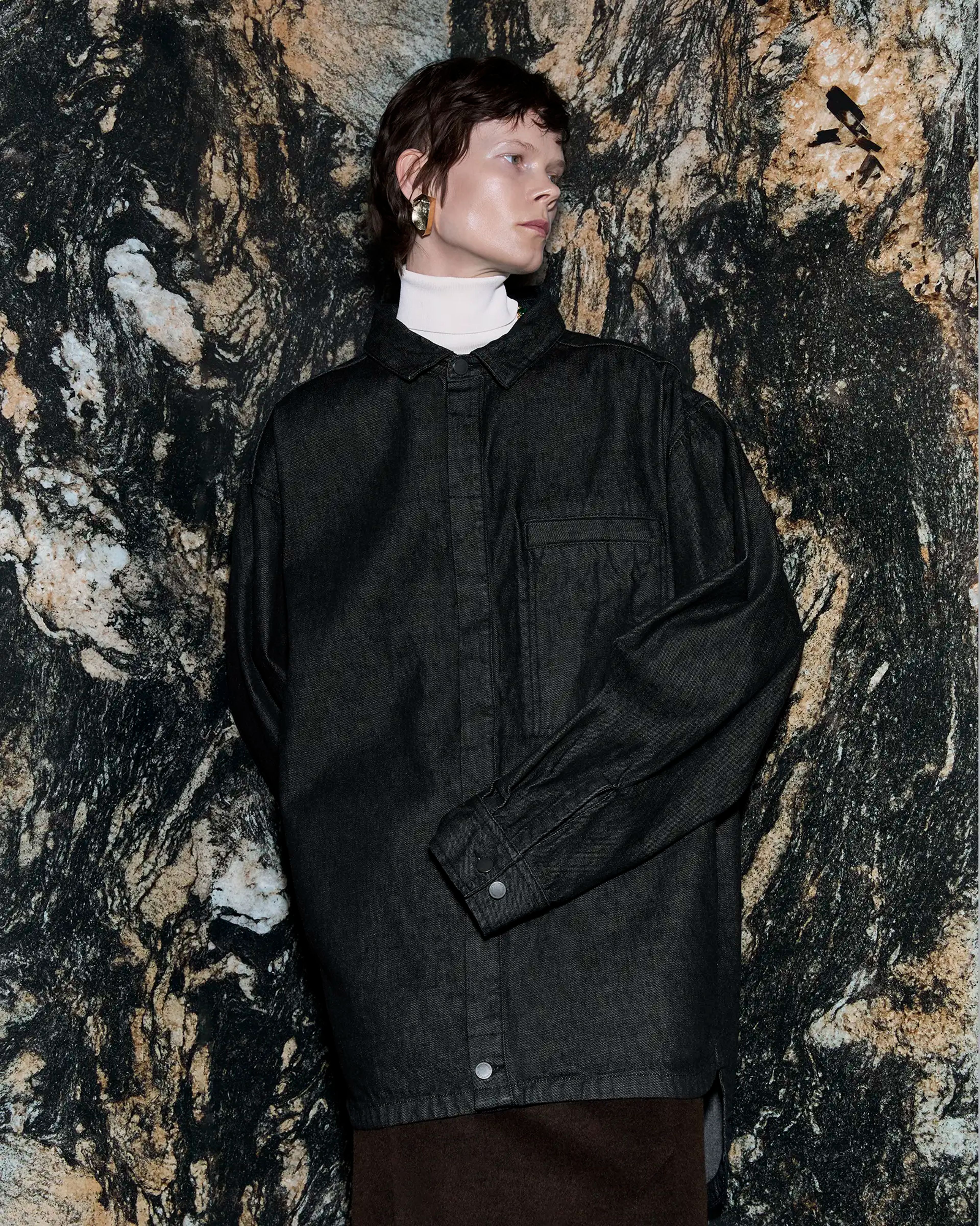 Herculean Shirt Raw Black - Image 1