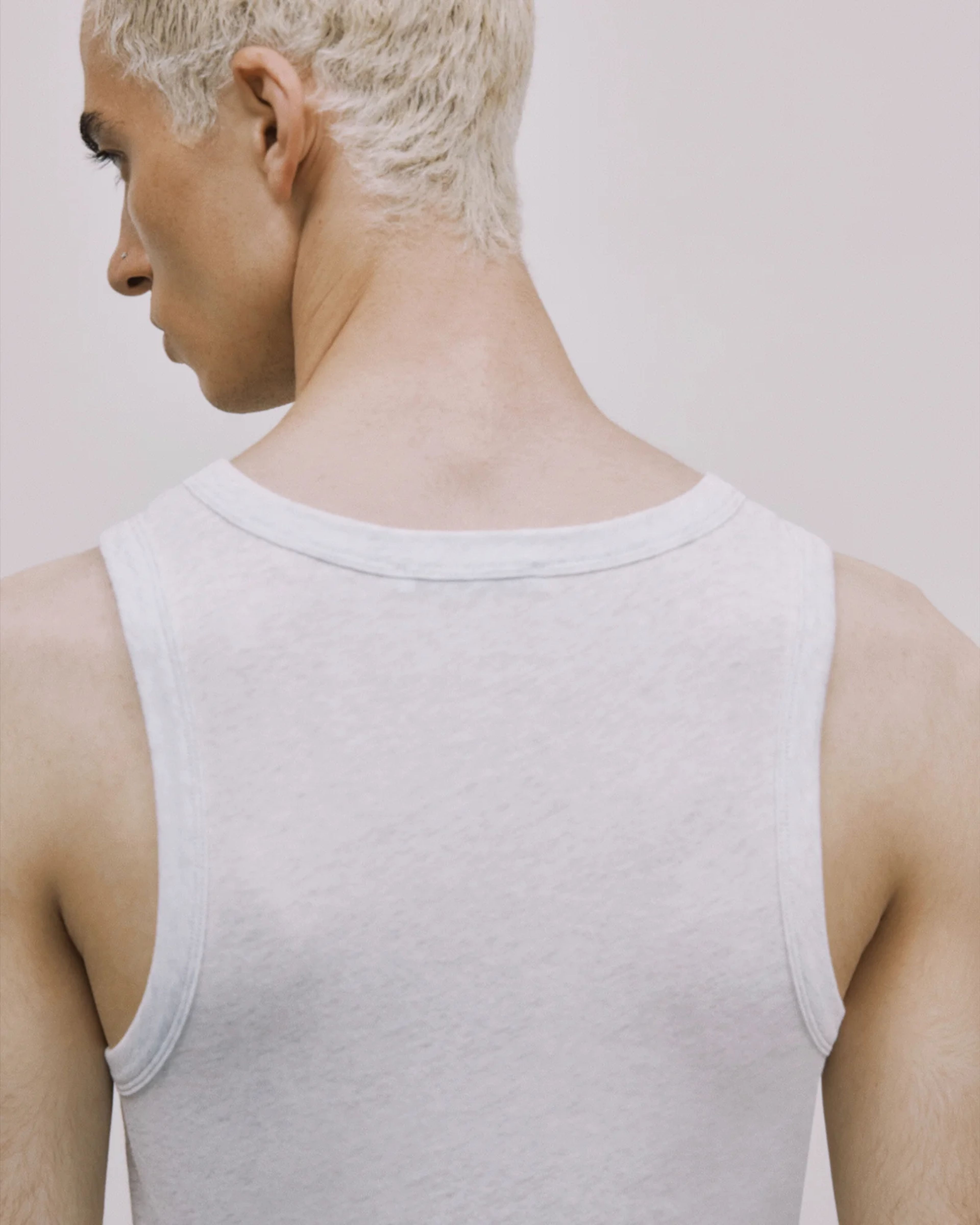 Sheer Tank Heather Grey - Image 7