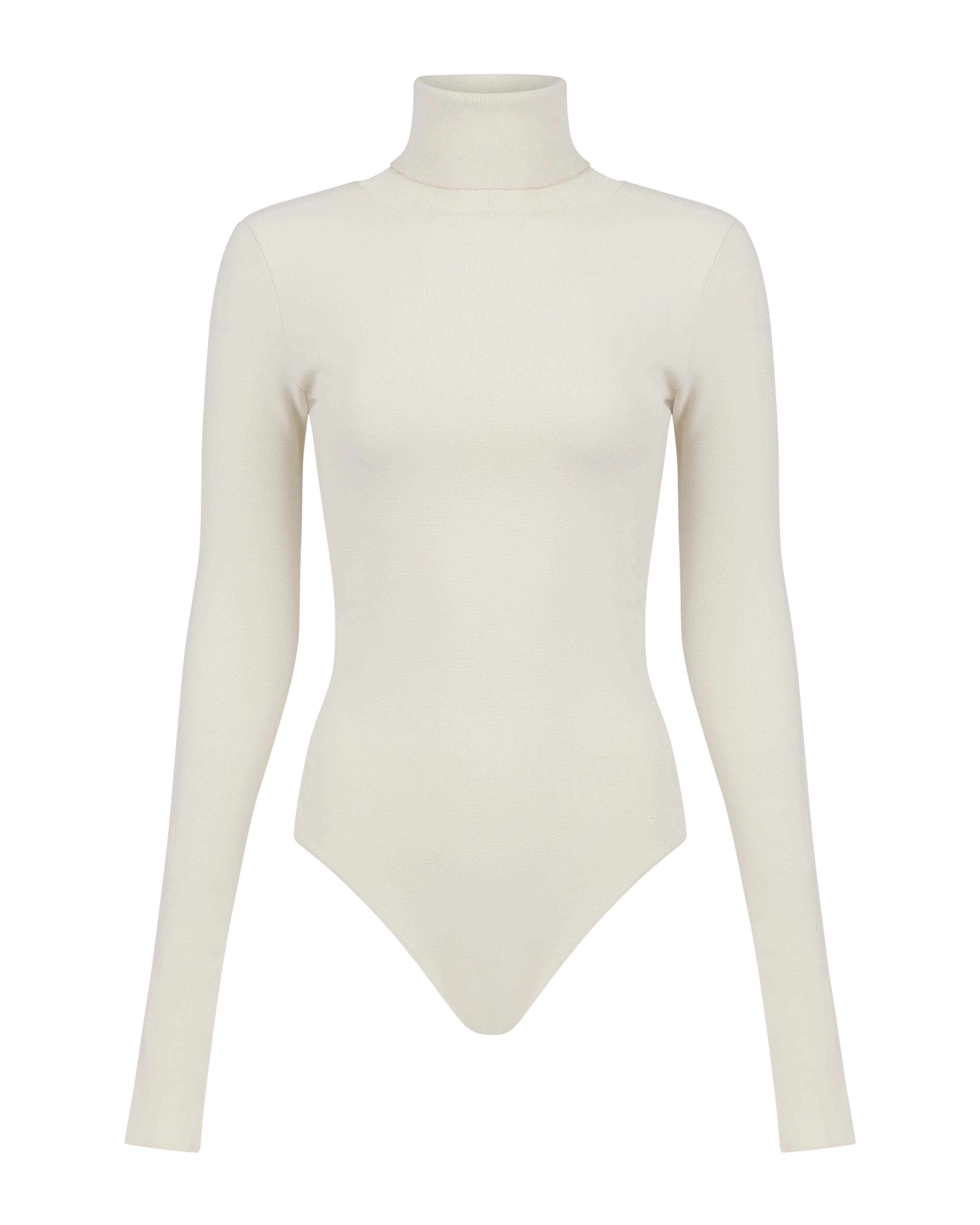 Turtleneck Bodysuit Off White - Image 5