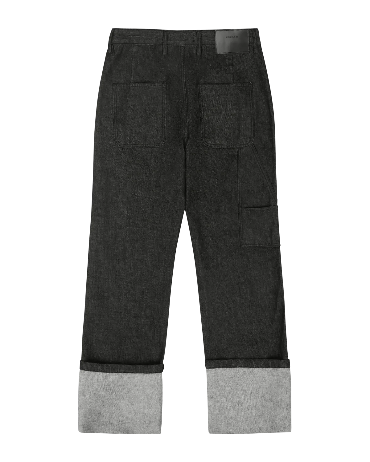 Cuff Jean Raw Black - Image 4