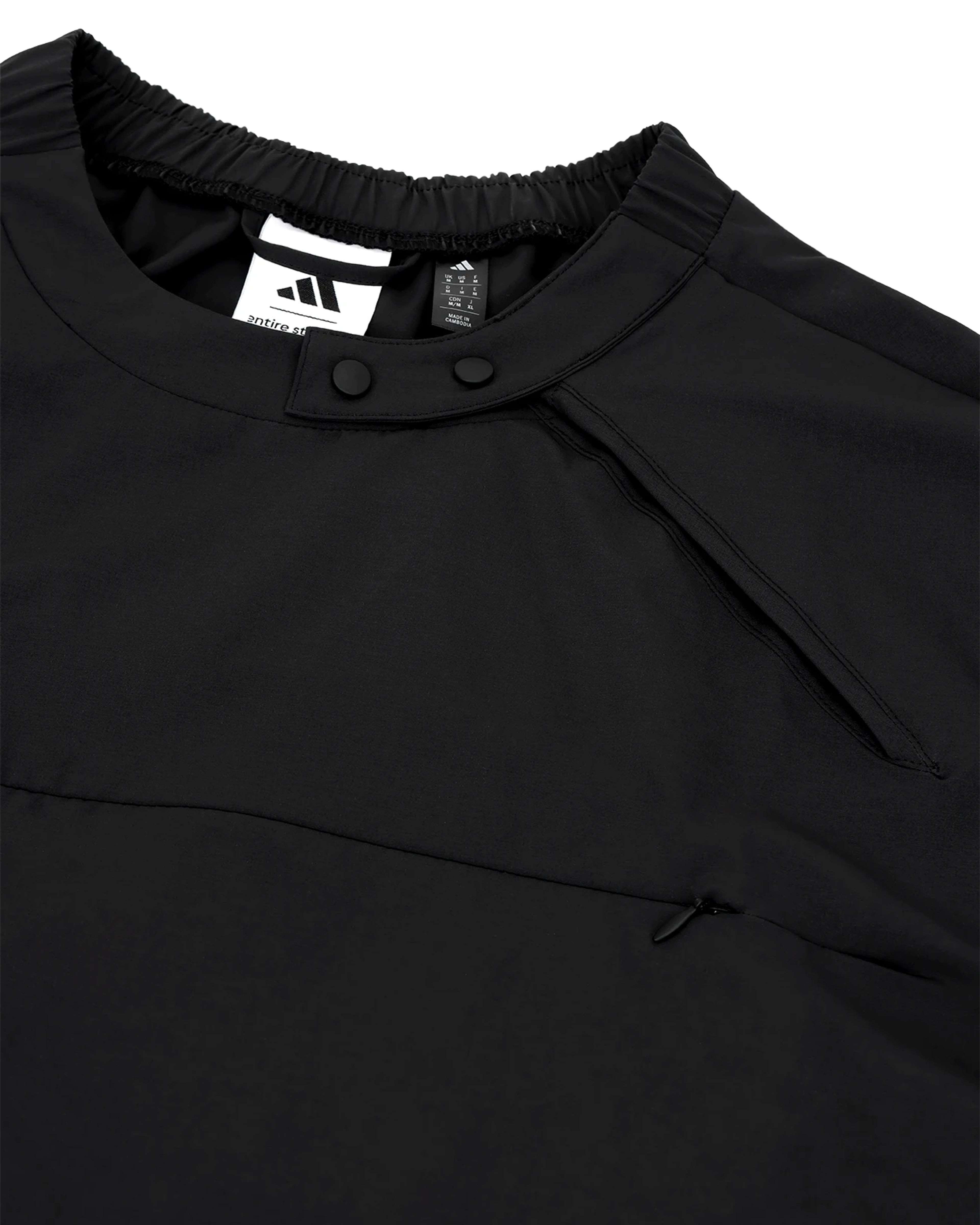 Z.N.E. Half Zip Woven Black - Image 6