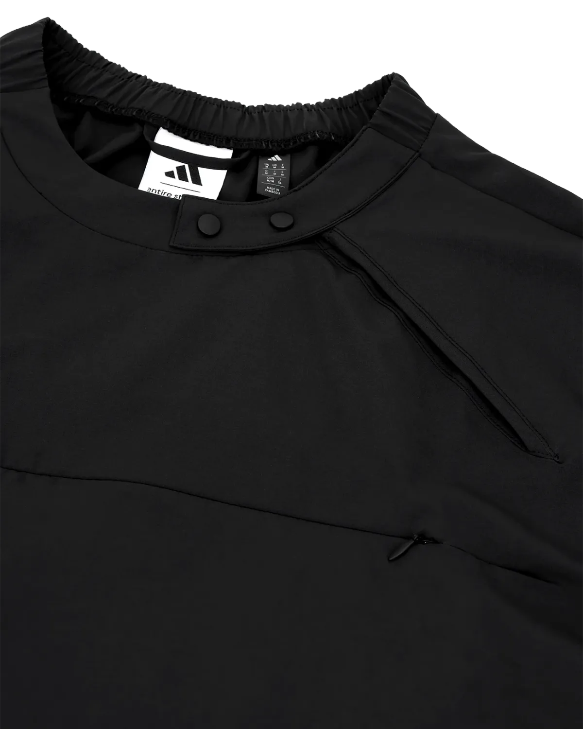 Z.N.E. Half Zip Woven Black - Image 6
