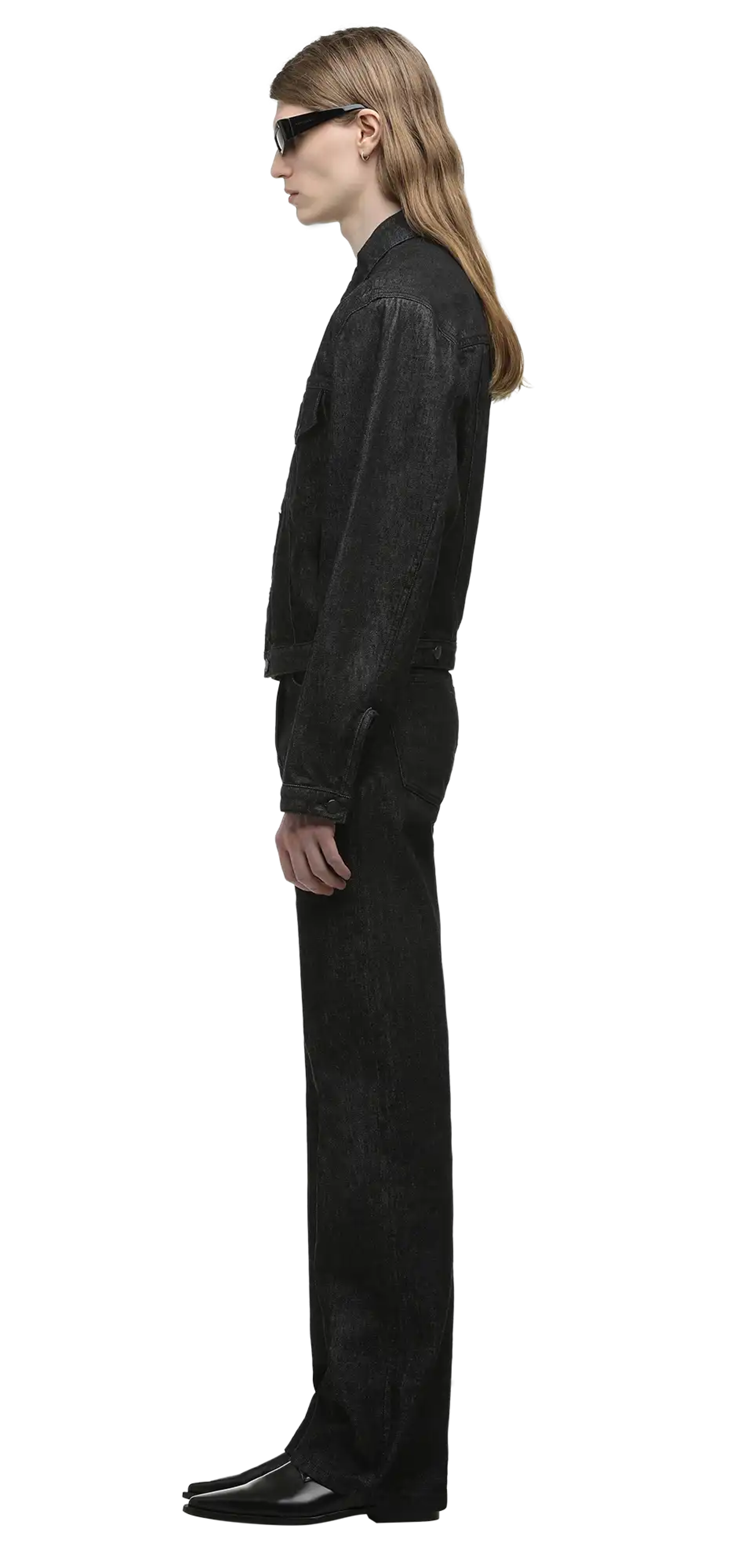 shrunken-denim-jacket-raw-black character left view