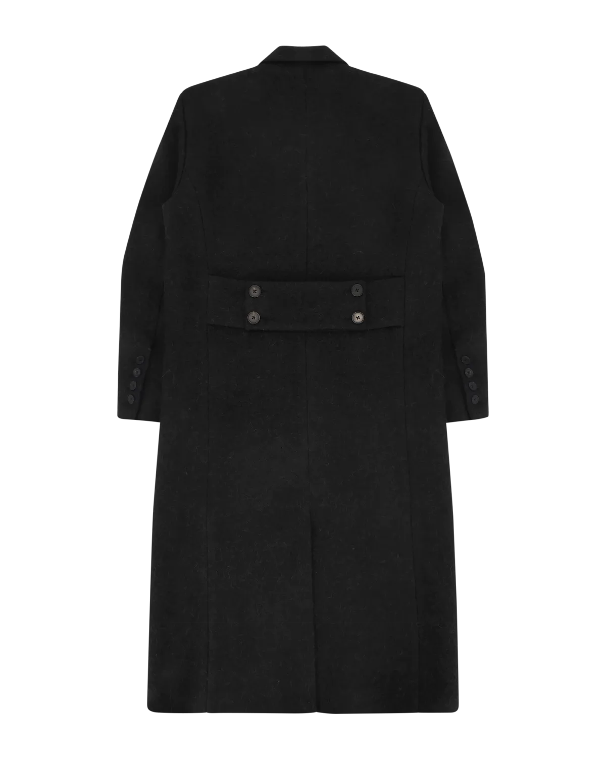 Dual Tailored Coat Black - Image 5