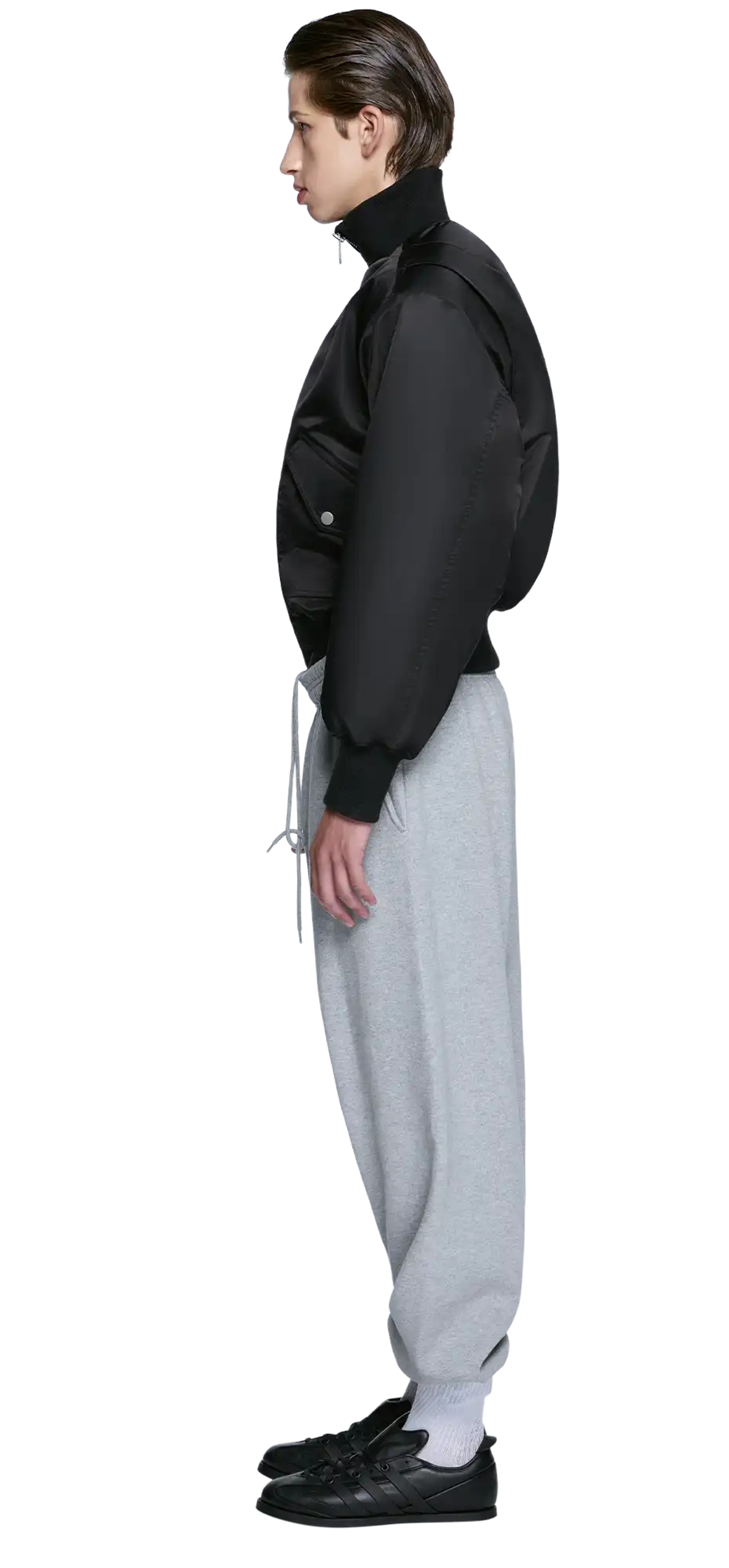 echo-bomber-black-nylon character left view